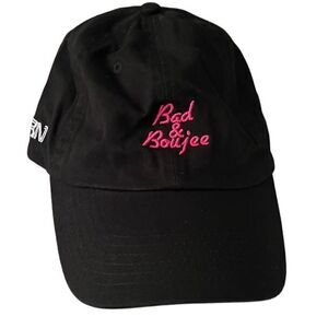 YRN MIGOS Bad & Boujee Black Pink Cotton  Hat Cap OS NWT
